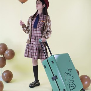 行李箱网红新款学生日系可爱拉杆旅行密码箱子少女小清新24寸