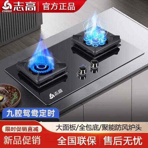 志高正品天然气燃气灶防