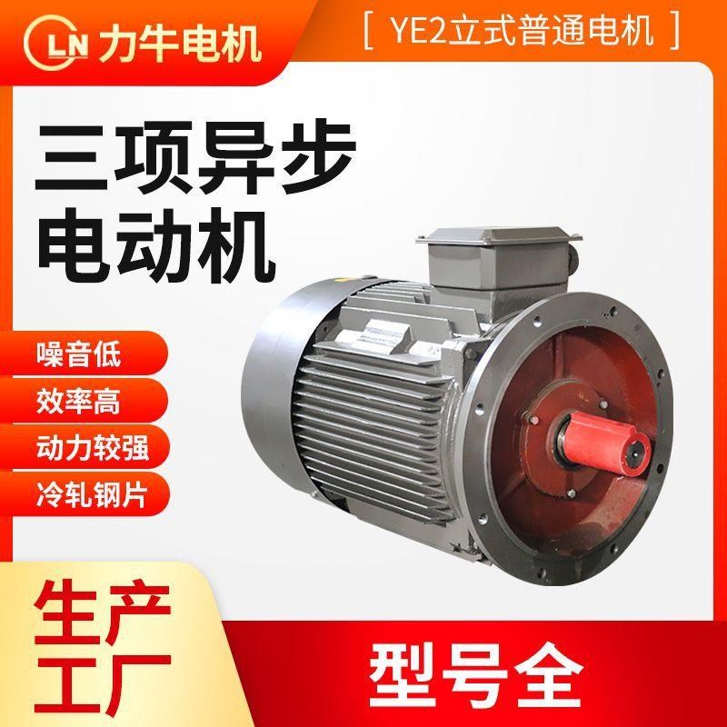 现货库存YE2系列卧式三相异步电动机380V机械设备用铜线交流电机
