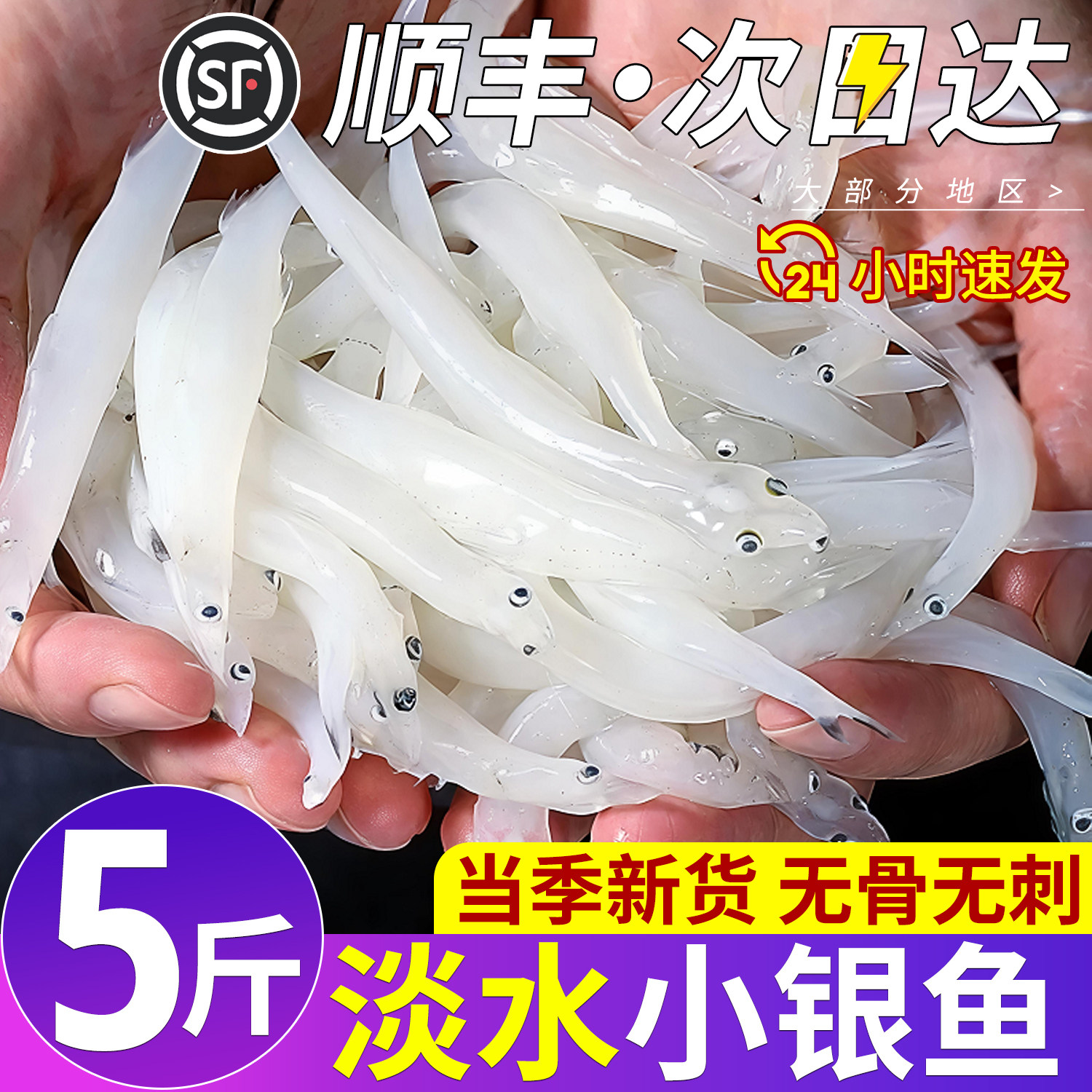正宗太湖小银鱼冷冻宝宝辅食