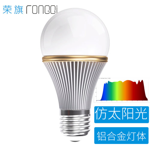 LED护眼灯泡E27螺口球泡台灯吊灯光源6W7W9W12W