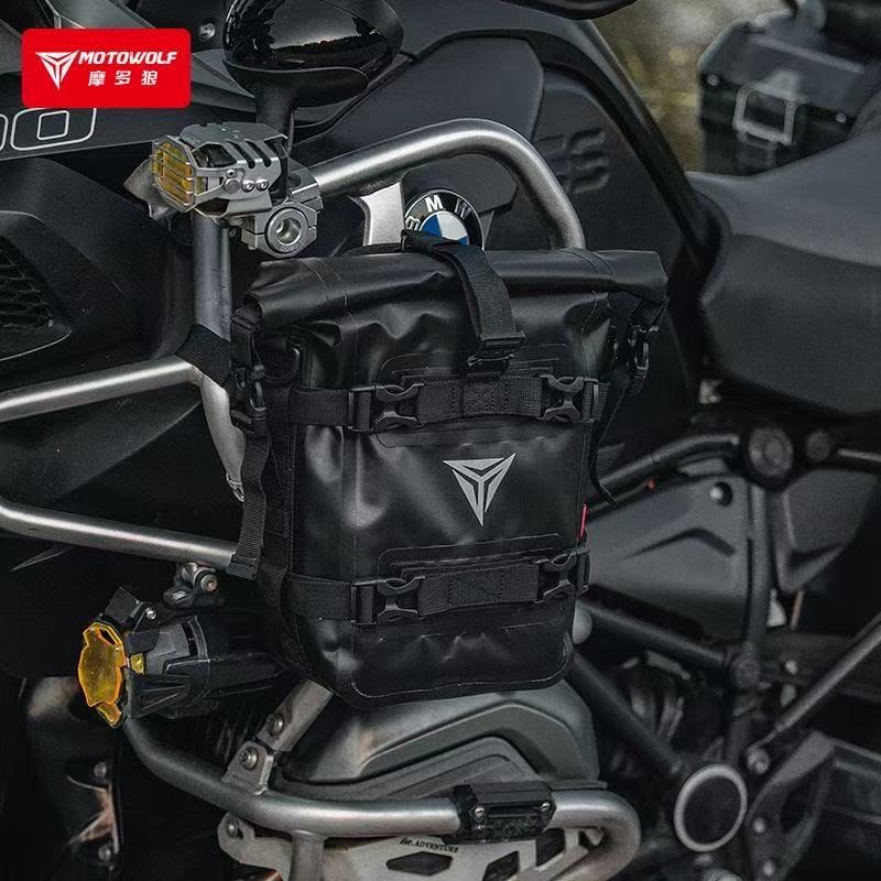 MOTOWOLF motosiklet sukeçirməz yan saxlama çantası