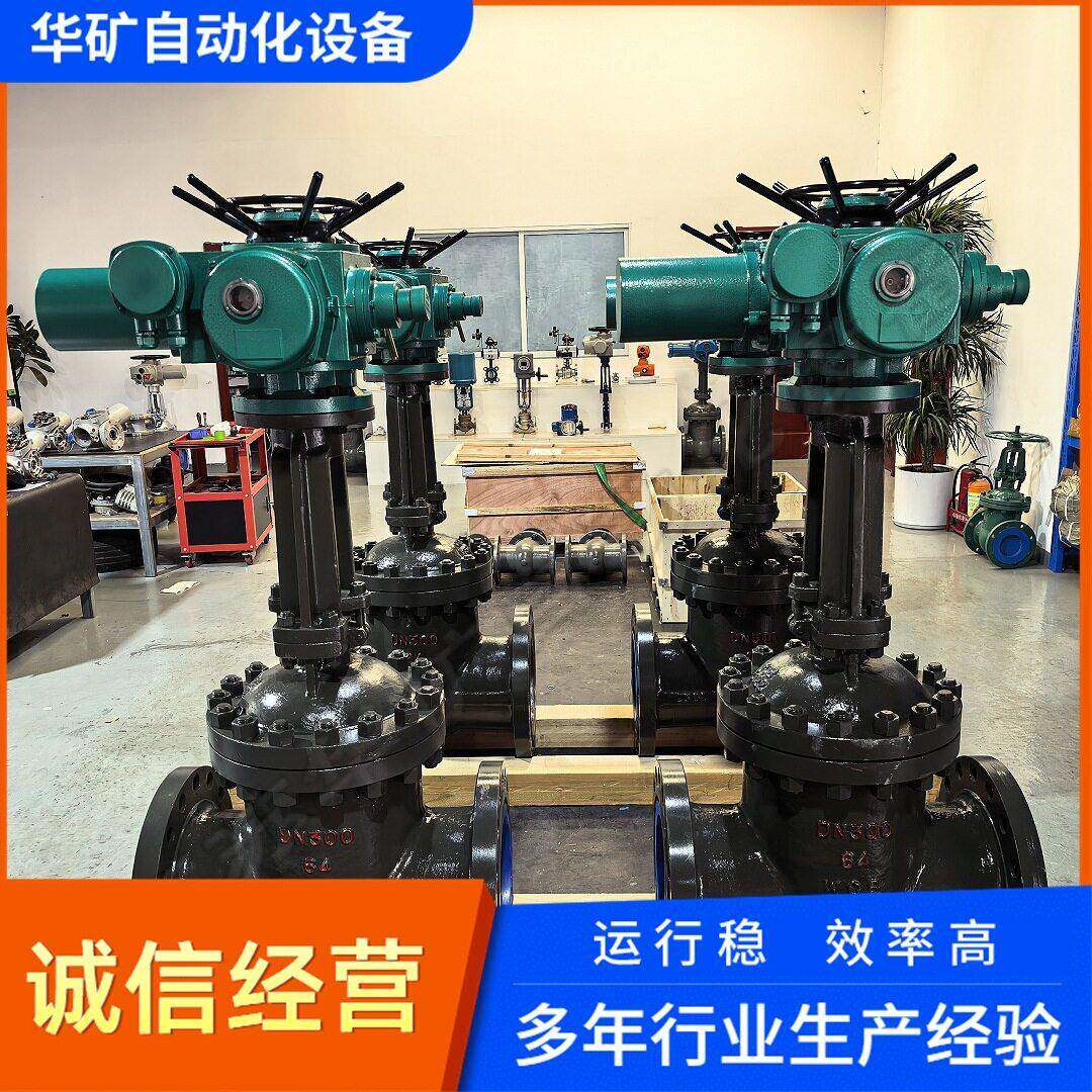华矿Z941Y-16C铸钢法兰电动闸阀DN80WCB明杆硬密封给排水阀门