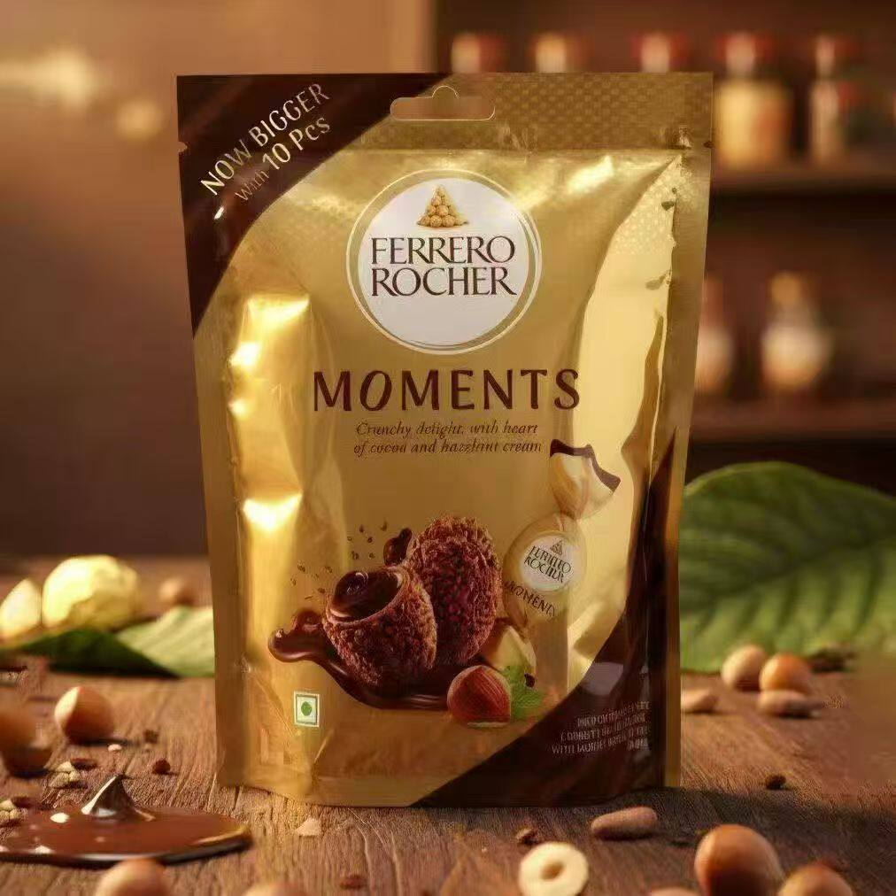 费列罗牛奶巧克力脆脆球夹心榛子酱威化脆皮新年礼物零食年货糖果