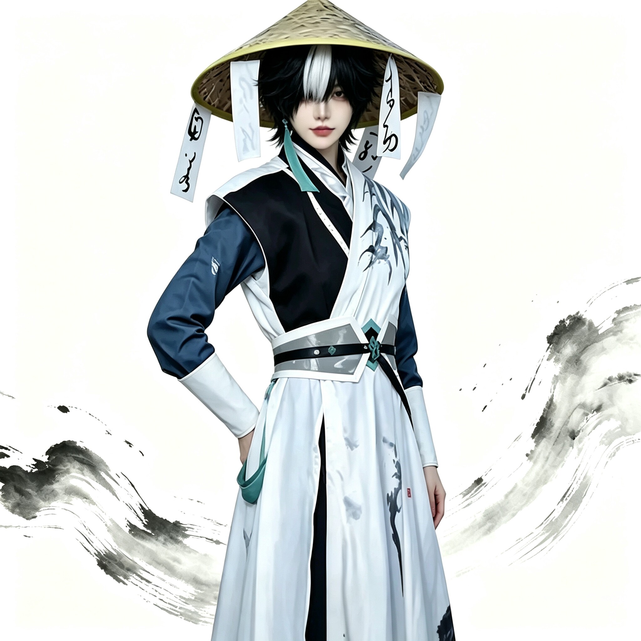 第五人格墨韵杰克cos服假发图片