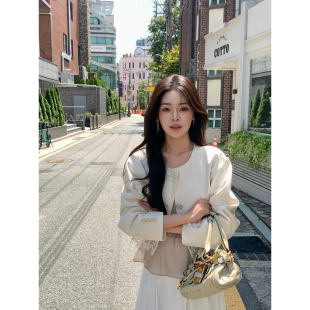 Verasila 典藏蕾丝花边 Anna同款羊毛醋酸蕾丝外套刺绣天丝上衣女