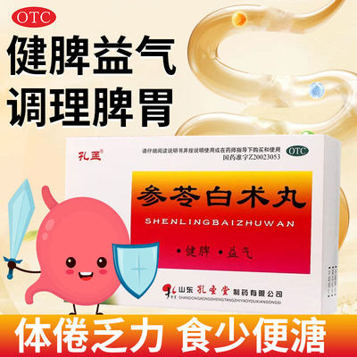 孔孟 参苓白术丸 6g*10袋/盒