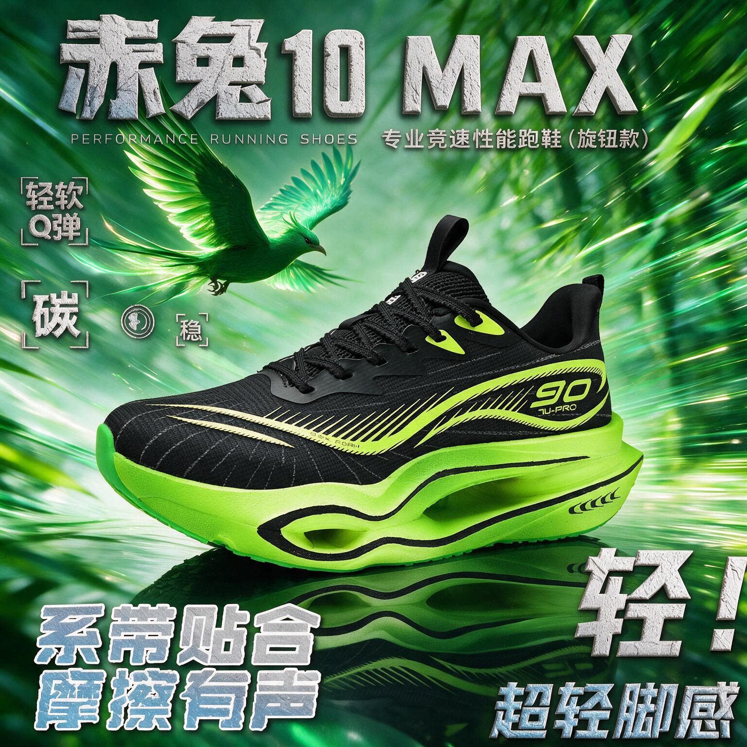 赤兔10ma儿童碳板跑步鞋男