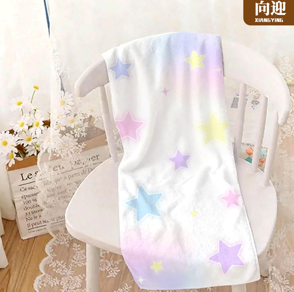 向迎沙滩巾家用五角星吸水速干巾