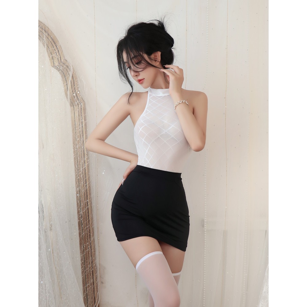 套装纯欲趣味性感女秘包臀裙连体衣服cos诱惑