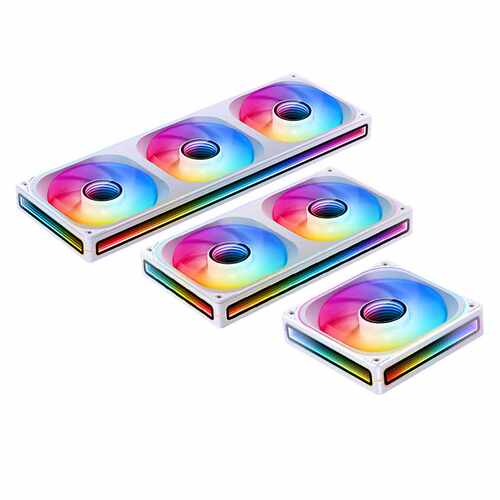 乔思伯ZB-360一体式散热风扇ARGB灯光pwm四面无限镜12cm机箱
