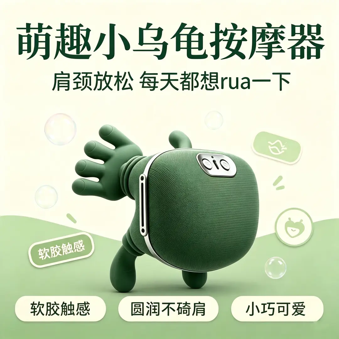 仿真人手肩颈按摩仪多功能热敷揉捏颈椎放松按摩器