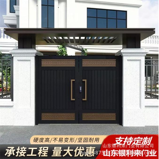 厂家直供新中式大门自建房进户门端别墅入户门大门门楼