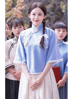 花蕊猫2023棉民国风青年装