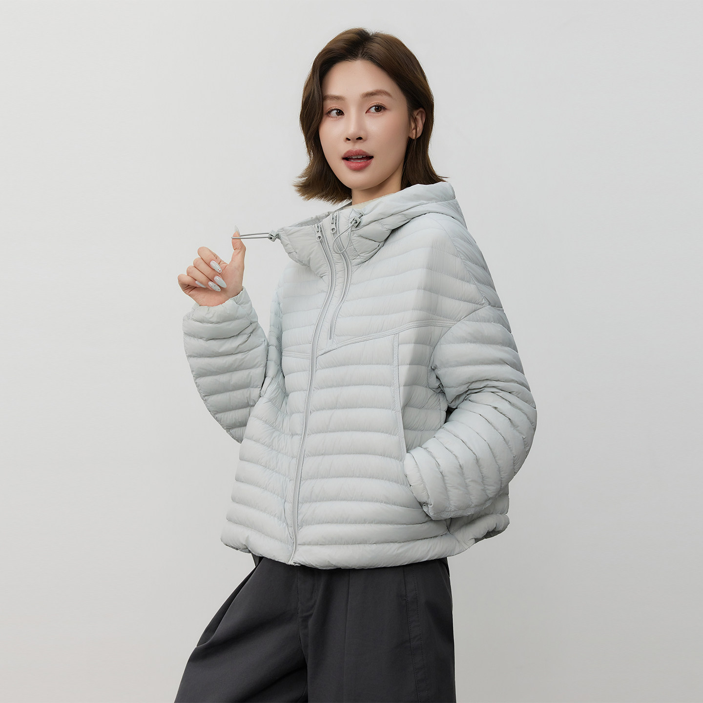 A8508排骨款轻薄羽绒服图片