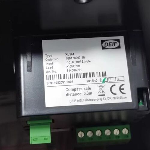 XL144 120-0-120RPM -10-0-10V DELF丹控转速表