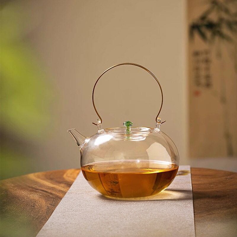 天久璃匠云堇壶煮茶器玻璃煮茶壶家用简约日式烧水壶养生花茶壶