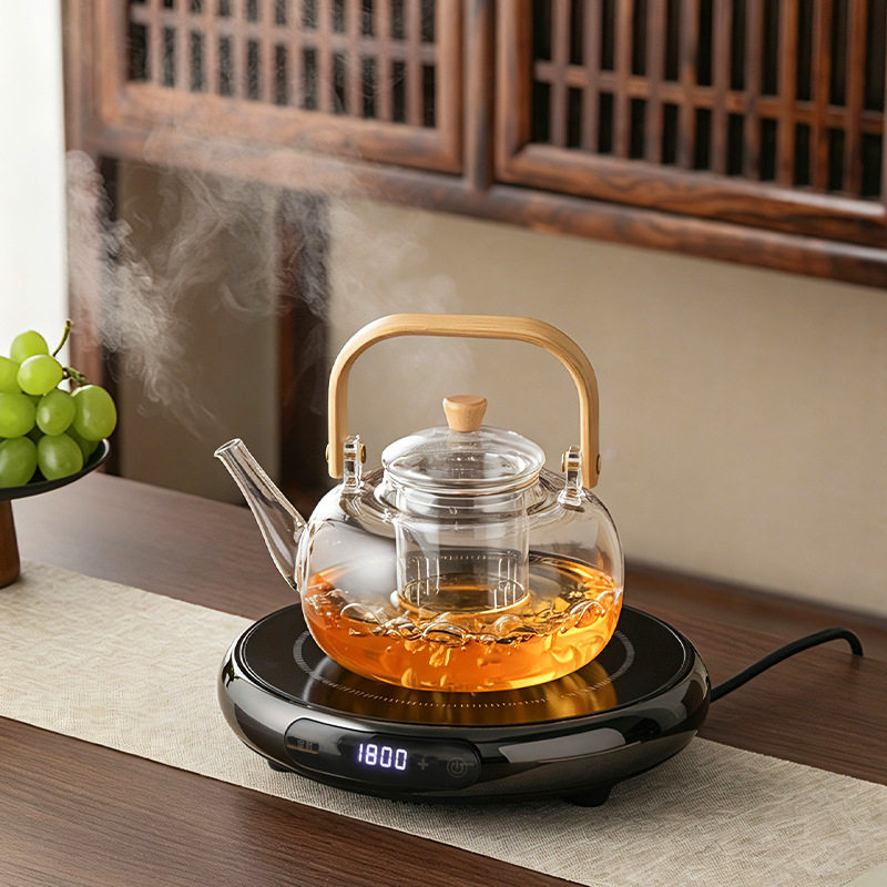 高硼硅玻璃新款加厚耐热玻茶壶