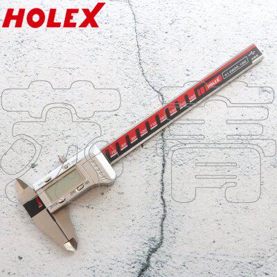 德国霍夫曼HOLEX 数显游标卡尺 带数据输出端的ABS 金属外壳150mm