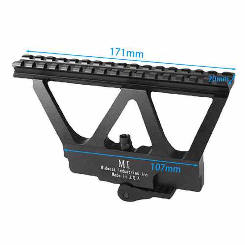 仁祥ak102MI金属镜桥导轨ak74u玩具侧镜svd配件MST软弹cpak105装