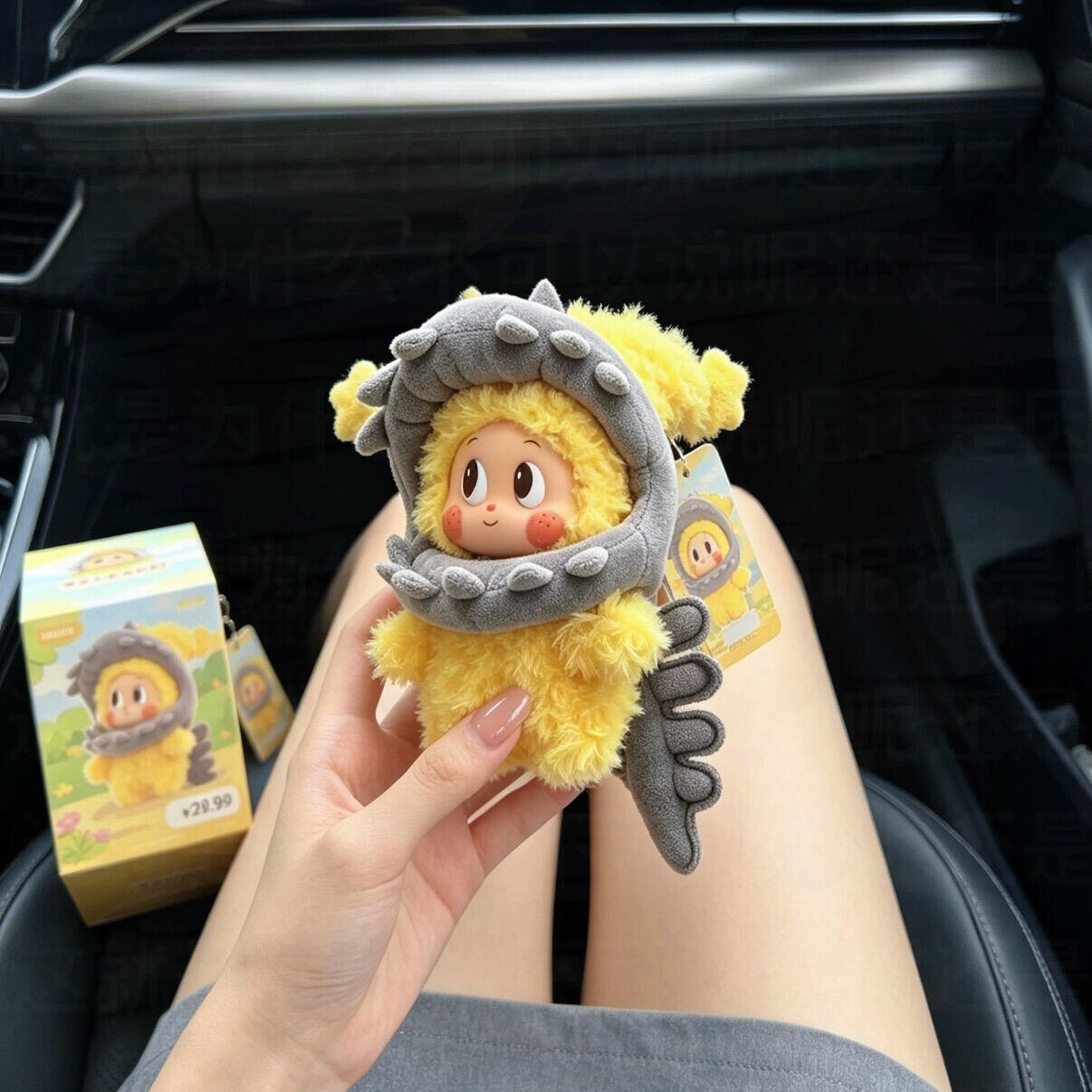 小恐龙骨架娃衣棉花娃娃头套配饰图片
