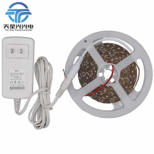 12V2835单色软灯带300灯5米套装 橱柜床底灯无感应功能现货