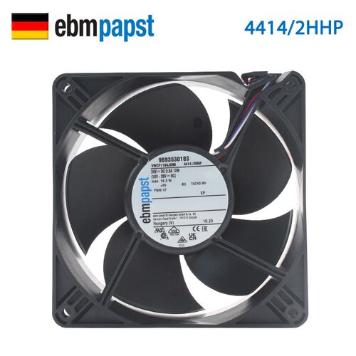 原装进口Ebmpapst 4414/2Hhp 12038 24V 0.5A变频球散热风扇