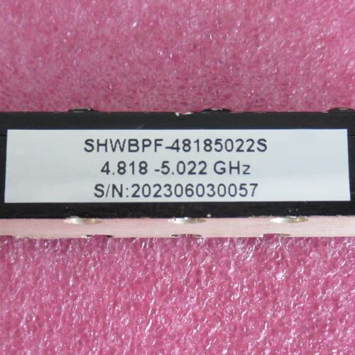 中心频率:4.922GHz 4.818-5.022GHz SMA母 射频同轴带通滤波器