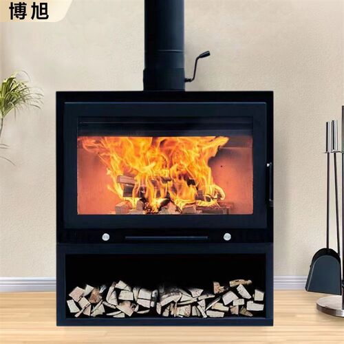 厂家壁炉真火燃木柴低碳家用自建房别墅客厅取暖炉冬季柴火炉