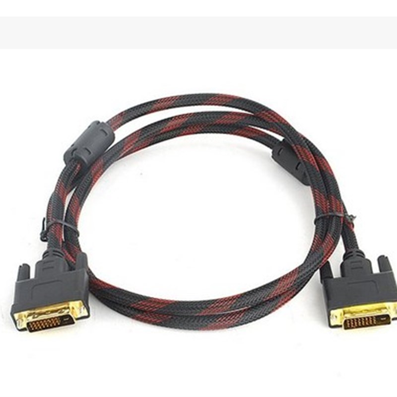 DVI线主机与电脑显示屏显示器连接线dvi-d24+1高清线20米