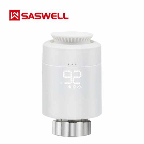 SASWELL zigbee控制器 支持语音控制 LED显示 旋转调节温度