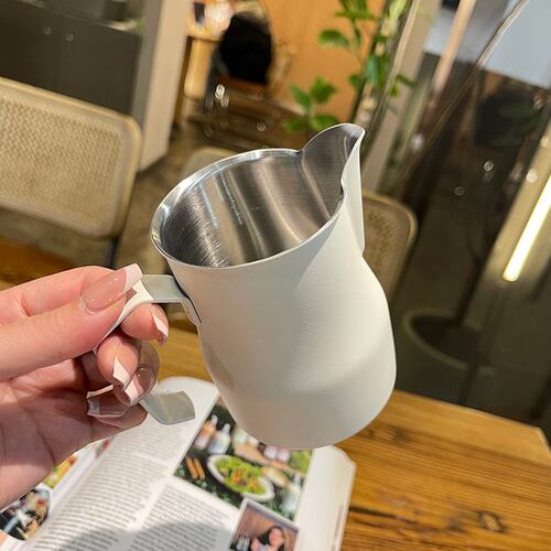 【老板娘自留用】意式304不锈钢拉花缸奶泡杯子带刻度咖啡拉花壶