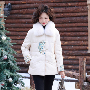 绵羊皮外套 水貂毛领海宁皮衣2025冬季 真皮羽绒服女短款 白鸭绒韩版
