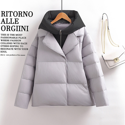 短款羽绒服女2025新款冬季高端时尚洋气小个子爆款90白鸭绒外套潮