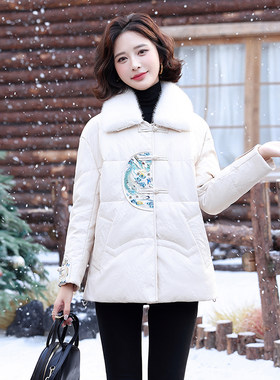 2026冬季新款真皮羽绒服女短款海宁皮衣水貂毛加厚绵羊皮皮草外套