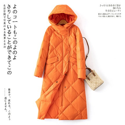 海宁真皮羽绒服女中长款绵羊皮2025年新款冬季妈妈装大码皮草外套
