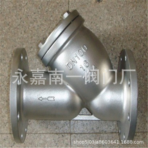 GL41W-16P DN150 管式过滤器 不锈钢法兰Y型过滤器