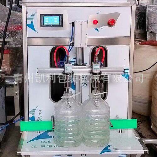DoubleHeadsSemiAutomatic5LWaterFillingMachine1LWate