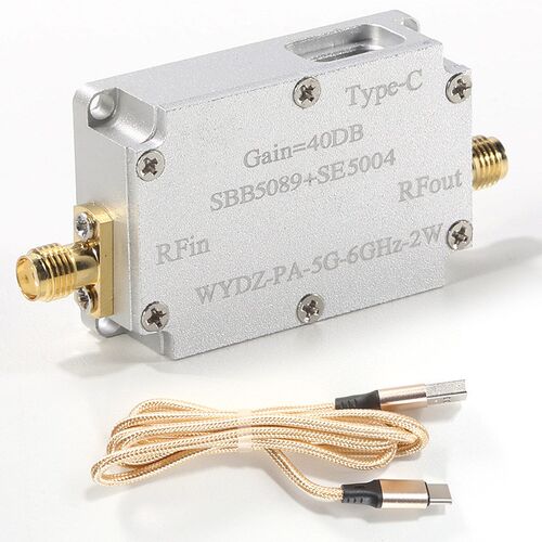 微波单向功放 SBB5089+SE5004 5.8GHz 2W 33dBm 射频功率放大器