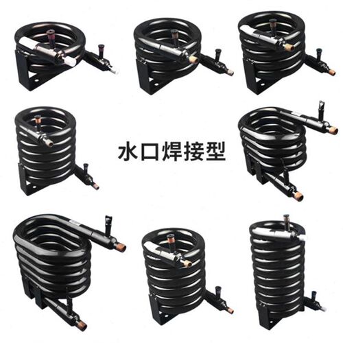 高档套管集发0换热器匹.水冷蒸器形/半蛇蛇器式盘热5炮泵冷凝空调