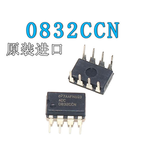 直插 ADC0832CCN 芯片 8位模数转换器 31KSPS DIP-8原装进口