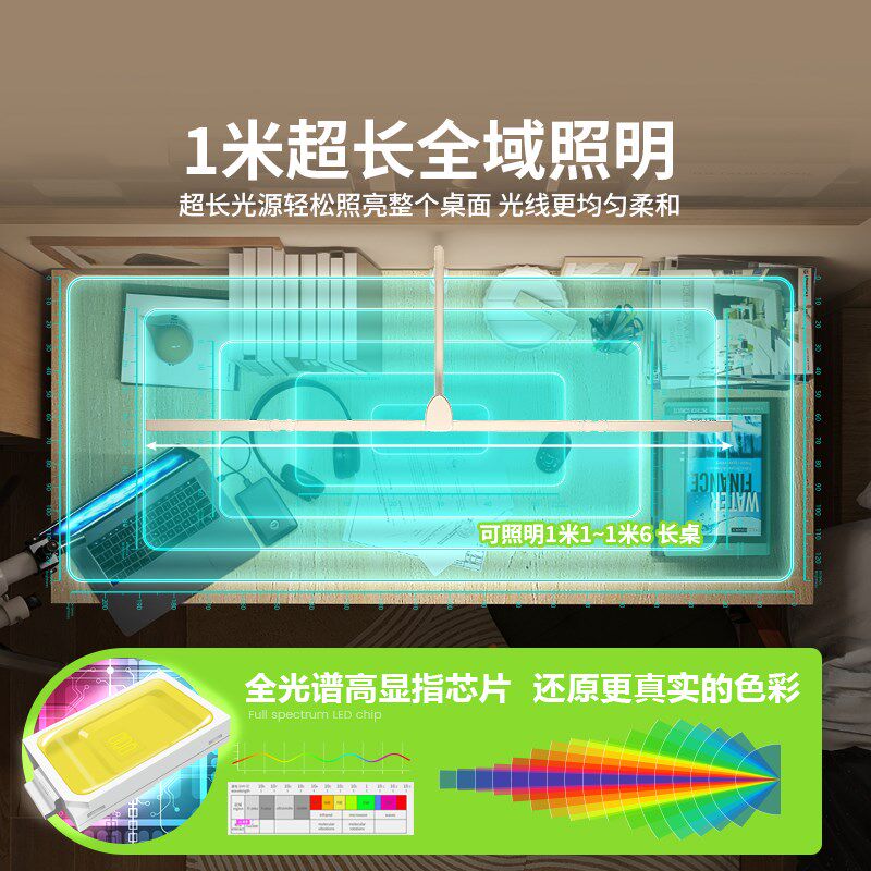 CEP无影灯四维光学台灯可折叠学习护眼灯美甲模型补光画画工作灯