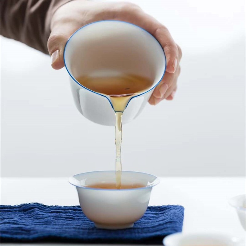 旅行茶具套装便携包景德镇甜白瓷快客杯功夫茶具办公礼品LOGO订制