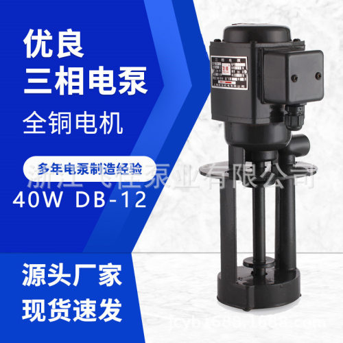 飞佳油泵厂家直供40WDB-12AB系列三相单相线切割循环泵机床冷却泵