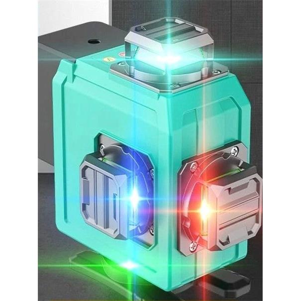 玛柯达三色水平仪旋转四色机16线绿光贴墙高精度室外强光细线