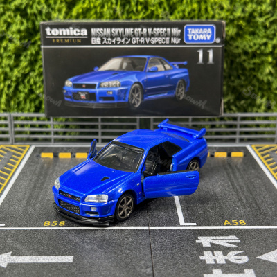多美卡Tomica Tomy合金玩具车 黑盒TP11 尼桑天际线GT-R 男孩礼物