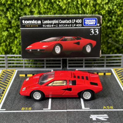 多美卡Tomica Tomy合金玩具车 黑盒 TP33兰博基尼康塔什LP400摆件