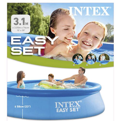 INTEX10尺碟形可折叠移动水池
