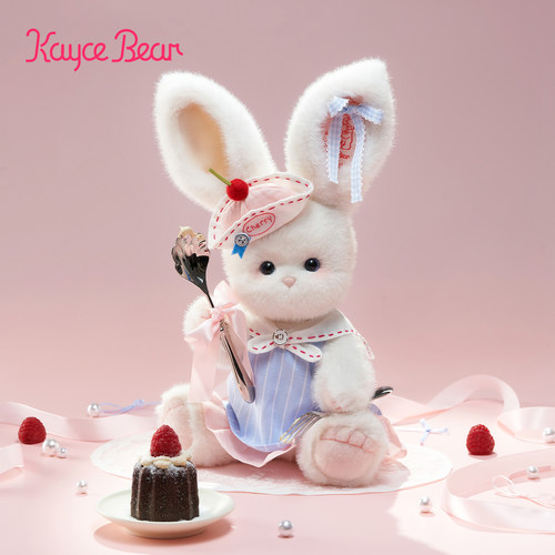 KayceBear凯西和熊海上甜品师妮妮安兔子玩偶五关节毛绒公仔娃娃