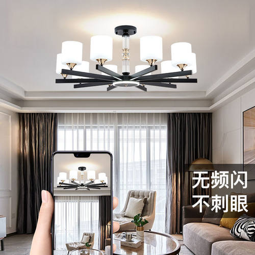 2023年新款北欧客厅吊灯现代简约大厅大灯家用大气轻奢餐厅卧室灯